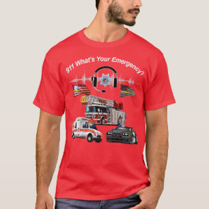 T-shirt 911 Whatx27s Votre urgence