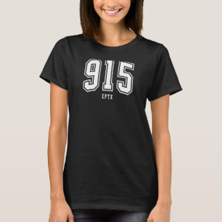 T-shirt 915 El Paso TX Design sportif classique