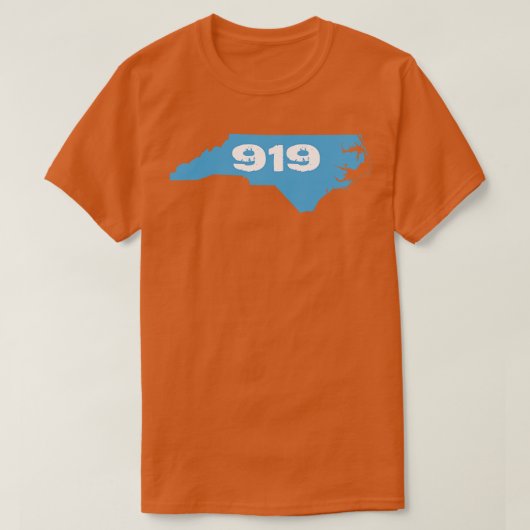 T-shirt 919 Bleu clair et Blanc (Design devant)