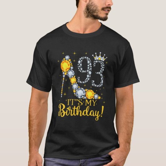 T-shirt 93 C'est mon anniversaire 1929 93e anniversaire Do (Devant)