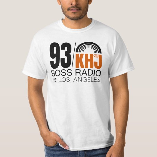 T-shirt 93 khj boss radio tee (Devant)