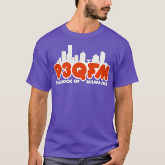 T-shirt 93 QFM The Rock of Milwaukee Defunct Radio Station