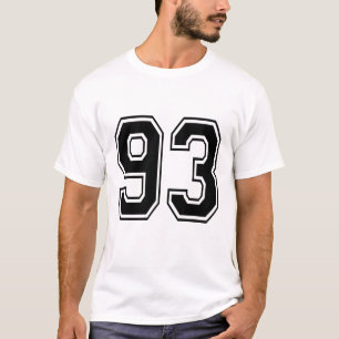T-shirt 93 quatre-vingt-treize varsity num