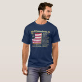 T-shirt 93e Infanterie volontaire de Pennsylvanie (BH) (Devant entier)