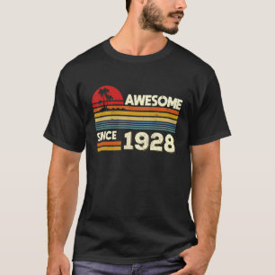 T-shirt 94e anniversaire stupéfiant depuis 1928 94 ans Bir