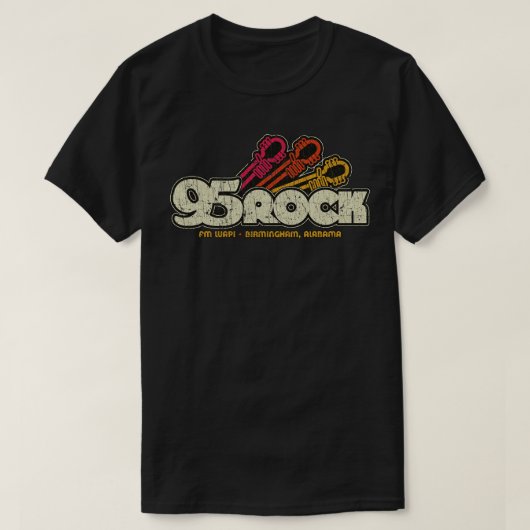 T-shirt 95 Rock Birmingham 1981 (Design devant)