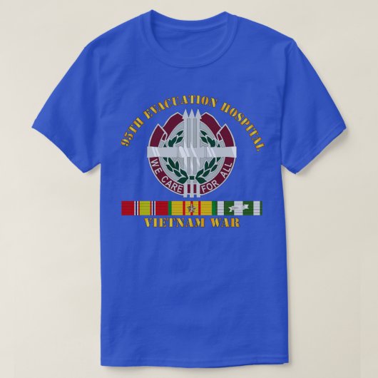 T-shirt 95e Hôpital d'évacuation Vietnamw V N SVC (Design devant)