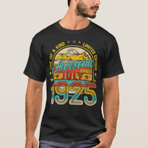 T-shirt 96e anniversaire Décoration juillet 1925 Hommes Fe