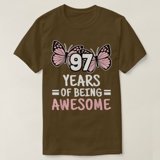 T-shirt 97 Ans D'Être Impressionnant 97e Anniversaire 97 A (Design devant)