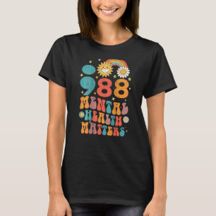 T-shirt 988 La santé mentale est importante Prévention du