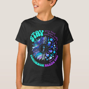 T-shirt 988 Prévention du suicide Restez demain Besoin de