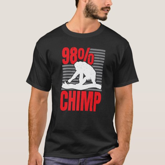 T-shirt 98 Chimp Monkey Ape Chimpanzee Whisperer (Devant)
