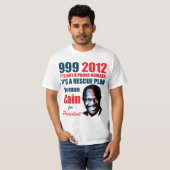 T-shirt 999 Herman Caïn 2012 (Devant entier)