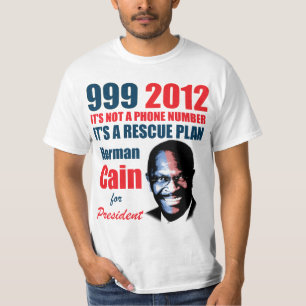 T-shirt 999 Herman Caïn 2012