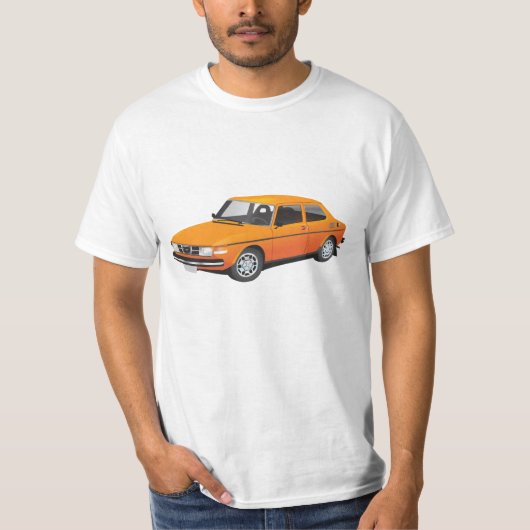T-shirt 99 orange SAAB (Devant)