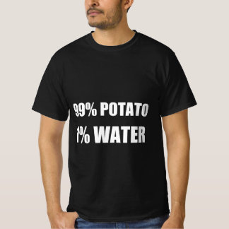 T-shirt 99% pomme de terre 1% eau