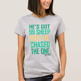 T-shirt 99 Sheep Christian Shepherd Chemise Écriture Évang