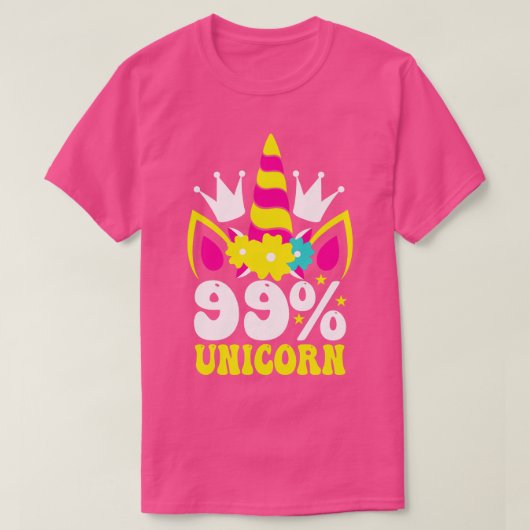 T-shirt 99 Unicorne (Design devant)