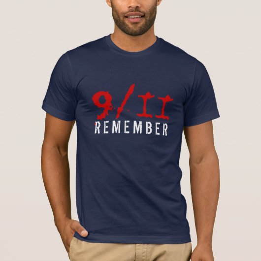 T-shirt 9 11 se rappellent (Devant)