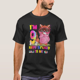 T-shirt 9 Ancienne fille Princesse Little Red Panda 9e Bir