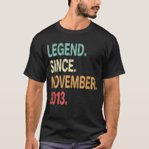 T-shirt 9 Ancienne légende depuis novembre 2013 9e anniver