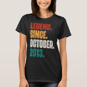 T-shirt 9 Ancienne légende depuis octobre 2013 9e annivers