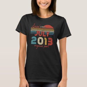 T-shirt 9 Anniversaire Légende depuis juillet 2013 Partie