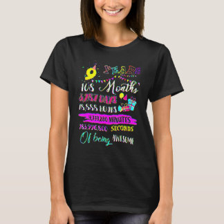 T-shirt 9 Ans Awesome Amusant Anniversaire Enfants Enfants