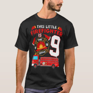 T-shirt 9 Ans C'est mon 9e anniversaire garçon Fir camion 