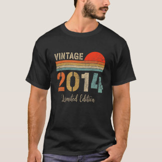 T-shirt 9 ans Vintage 2014 9e anniversaire 1