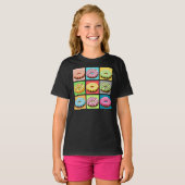 T-shirt 9 arômes de beignes (Devant entier)