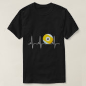 T-shirt 9 Ball Heartbeat - Pool Player Neuf Ball Heartbeat (Design devant)