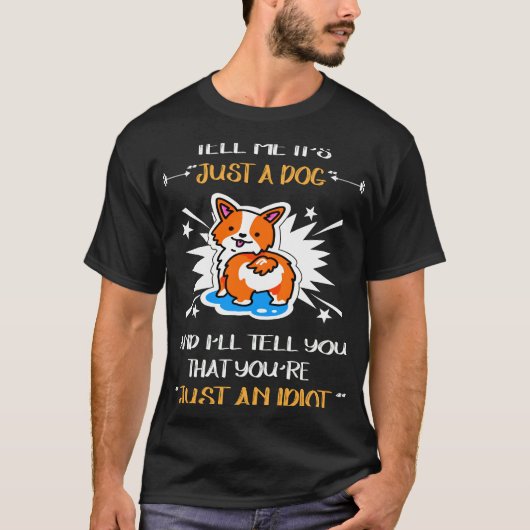 T-shirt 9 Juste un idiot 72 (Devant)