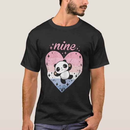 T-shirt 9 Panda 9E B Jour (Devant)