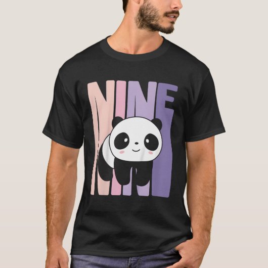 T-shirt 9 Panda 9E B Jour (Devant)