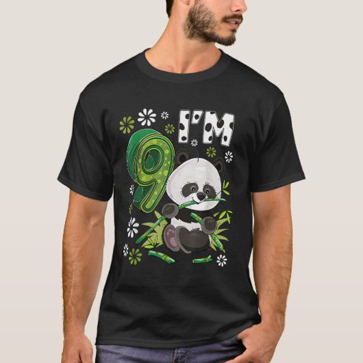 T-shirt 9 Panda 9E Panda Animal Py (Devant)