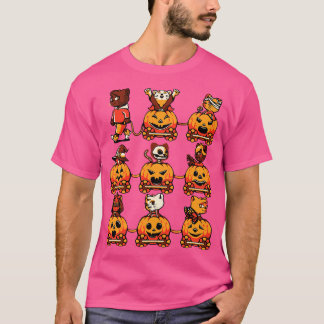 T-shirt 9 Vit Halloween de chat par Tobe Fonseca