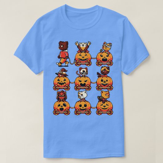 T-shirt 9 Vit Halloween de chat par Tobe Fonseca (Design devant)