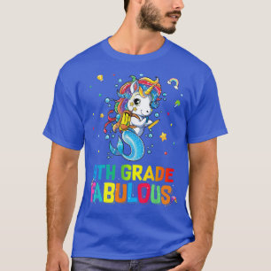 T-shirt 9e année Fabrique Unicorn Fish Retour à l'école T-