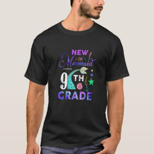 T-shirt 9e année Mermaid Cute Girls Princess Neuvième anné