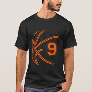 T-shirt 9e anniversaire Basketball Nine 9 ans Garçons Enfa