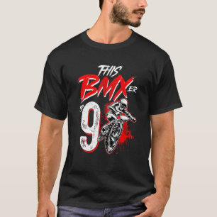 T-shirt 9e anniversaire Boy BMX Anniversaire