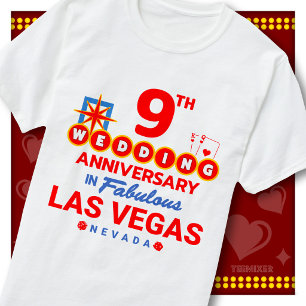 T-shirt 9e anniversaire de mariage d'un couple fabuleux de