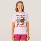 T-shirt 9e anniversaire Donut Perdre vos arrosages drôle (Devant entier)