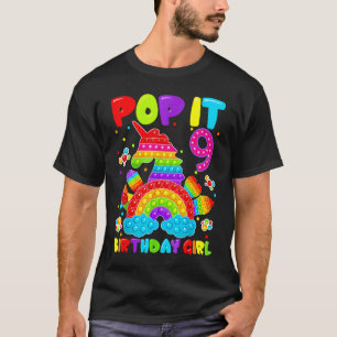 T-shirt 9e anniversaire Fidget Jouet Pop It Anniversaire F