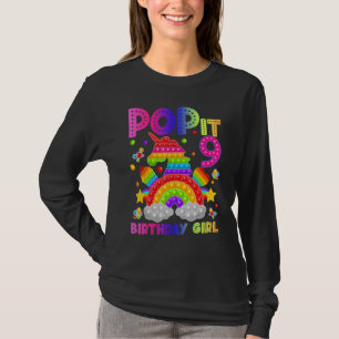 T-shirt 9e anniversaire Fidget Jouet Pop It Anniversaire F
