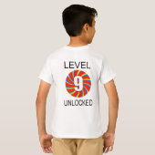 T-shirt 9e anniversaire Jeu d'ordinateur (Dos entier)