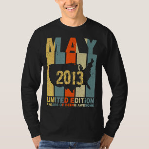 T-shirt 9e Anniversaire Mai 2013 9 Ans D'Être génial