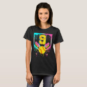 T-shirt 9e anniversaire Softll Home Plate Drip Glace 9 Ans (Devant entier)
