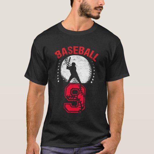 T-shirt 9E Baseball 9 (Devant)